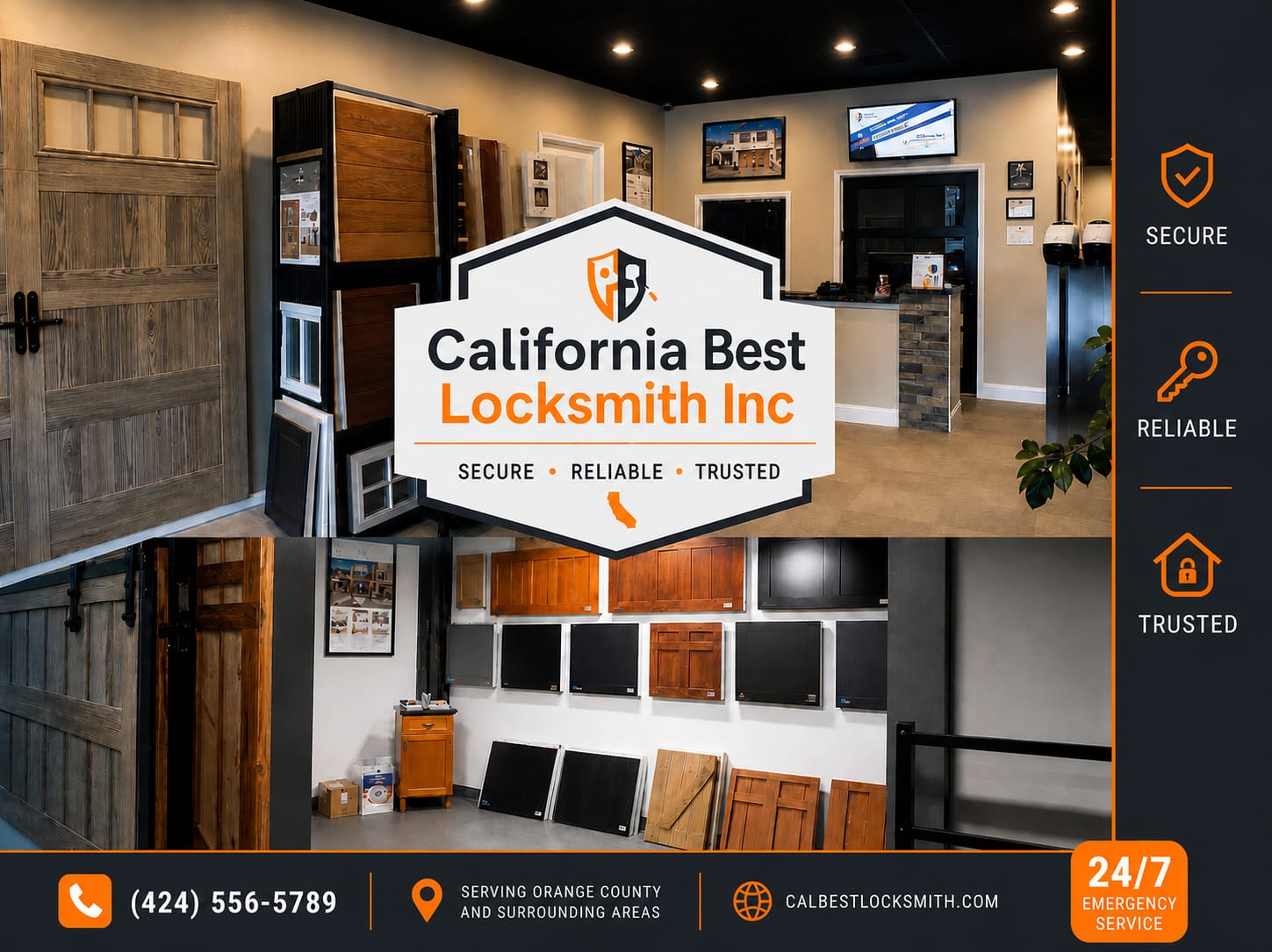 California Best Locksmith Inc showroom interior